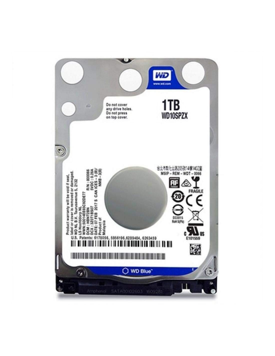 Western Digital WD10SPZX Hard Drive 1 TB 2.5 Inch SATA III blue