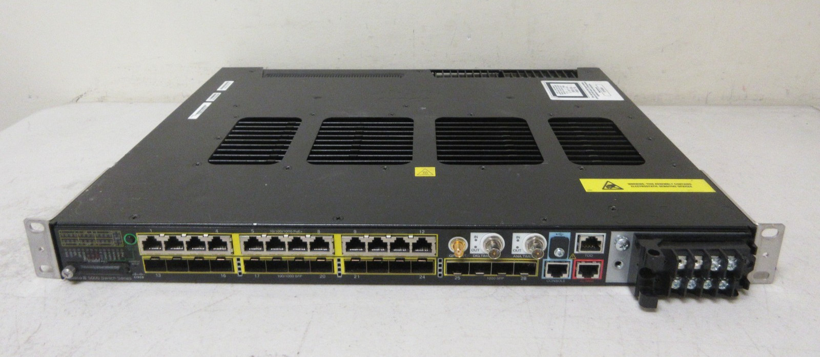 Cisco IE-5000-16S12P V02 Industrial Ethernet Switch w/One PSU