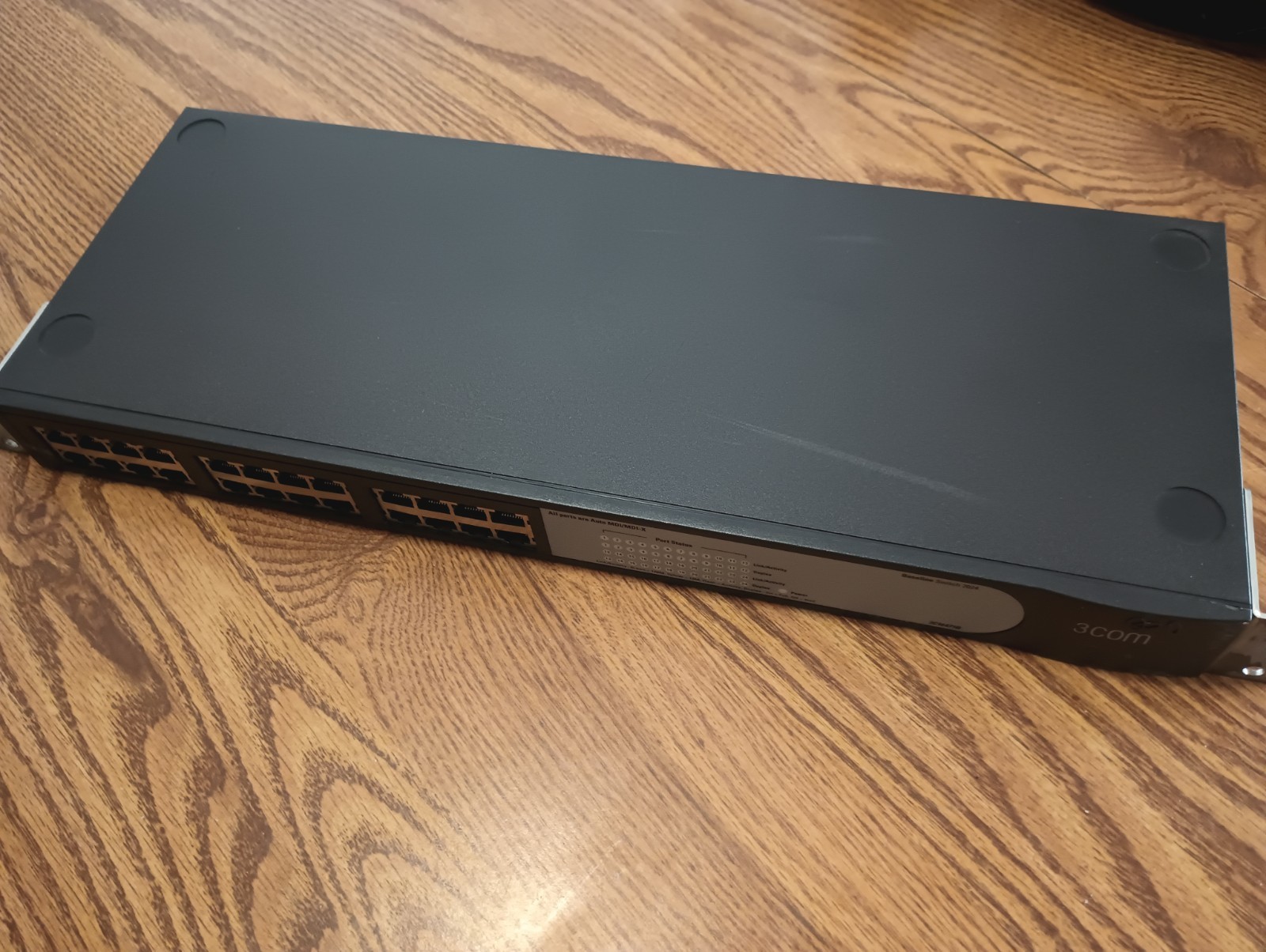 ANATEL 3C16471B 3COM Baseline Switch 2024 - 24 Port Auto MDI/MDI-X - Used Works