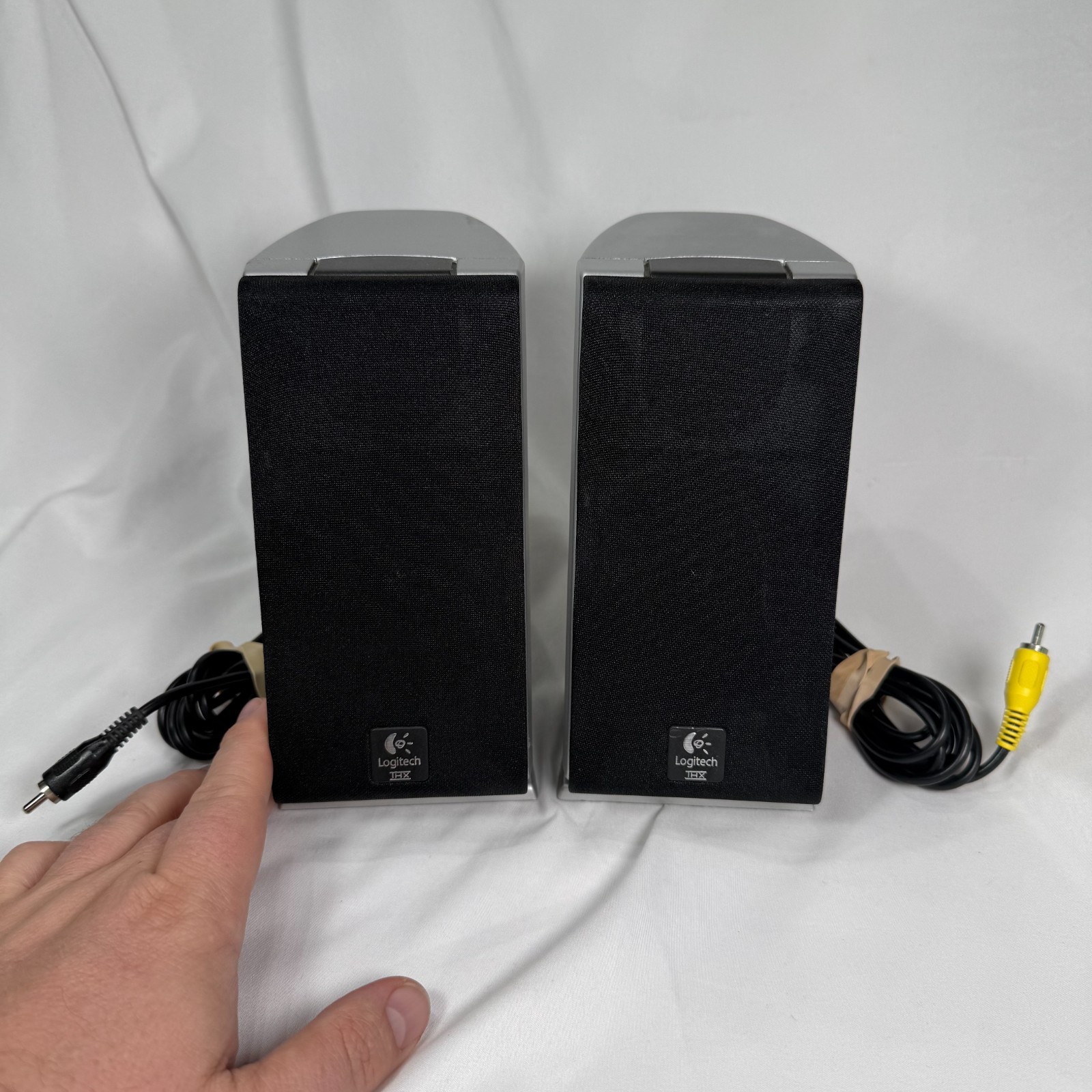 Logitech Z-2300 THX Computer Satellite Replacement Speakers Pair OEM
