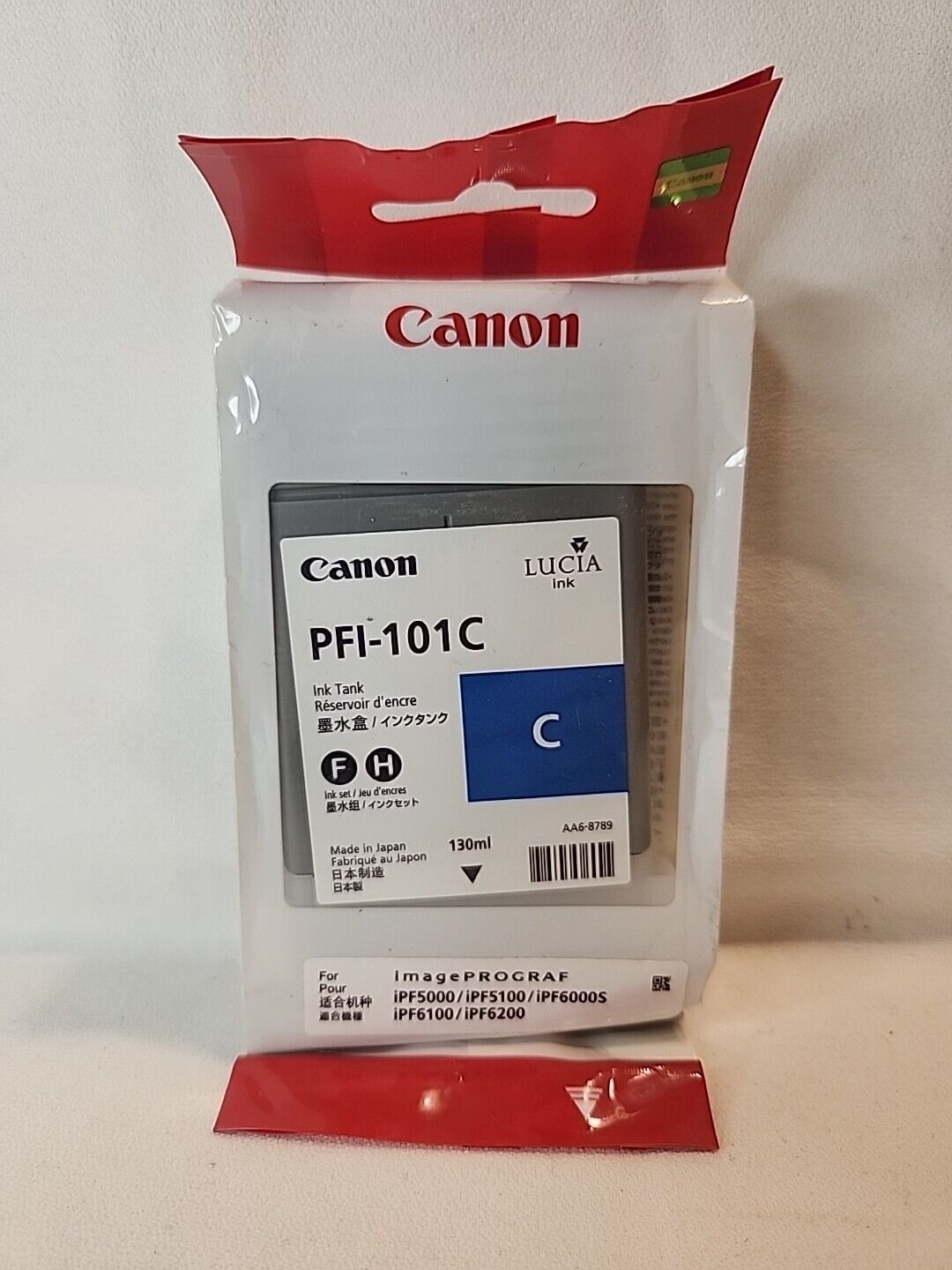 NEW GENUINE - CANON PFI-101C CYAN Ink Cartridge - imagePROGRAF - 2014