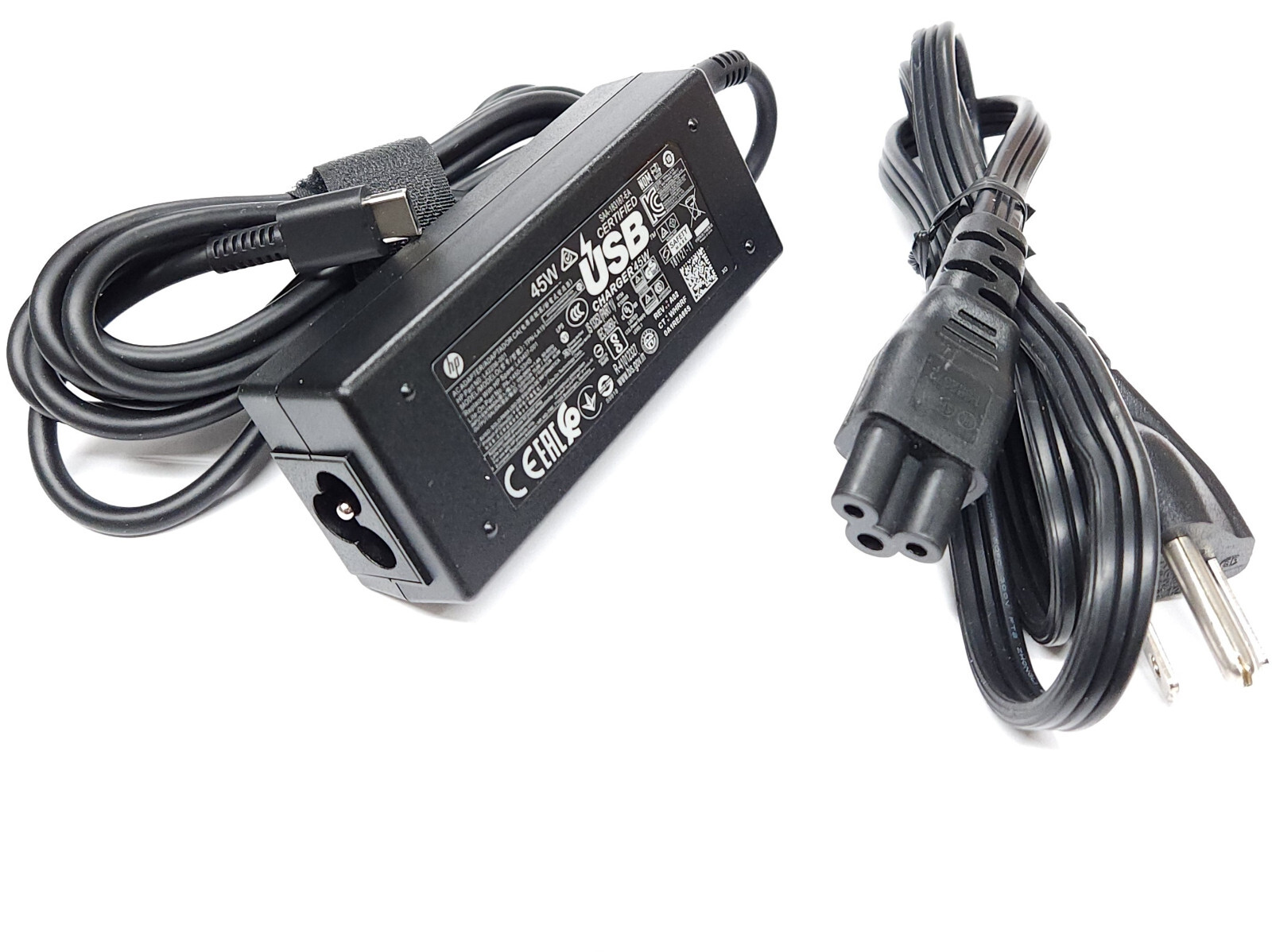 New Genuine 45w USB-C AC Charger For HP L43407-001 934739-850 L42206-001