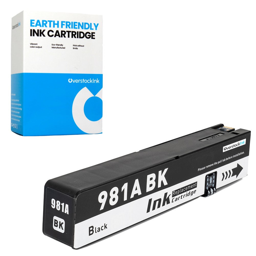 1-Pack OSI Compatible 981A Black Ink fits HP PageWide Enterprise Color 556dn