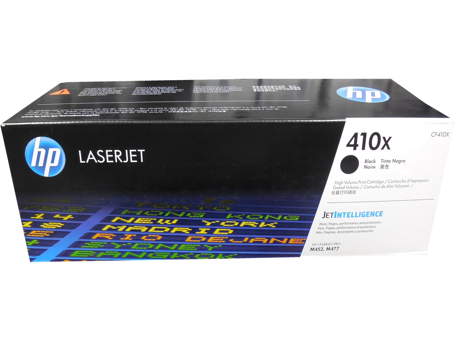 HP CF410X (410X) High Yield Black Toner Cartridge Genuine OEM Original