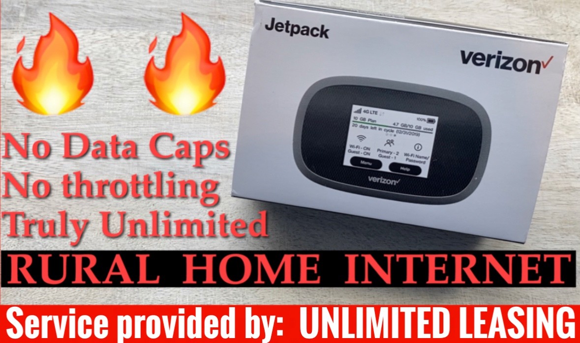🔥 🔥 VERIZON UNLIMITED DATA HOTSPOT - RURAL INTERNET SOLUTION 🔥🔥
