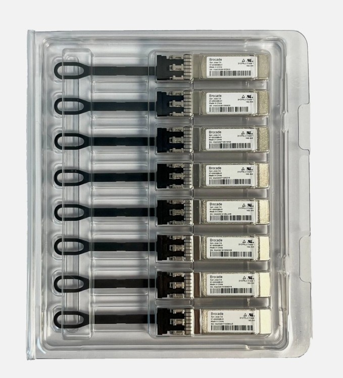8PACK Brocade 57-0000088-01 XBR-000192 16GB 850NM SFP+ Transceiver Module