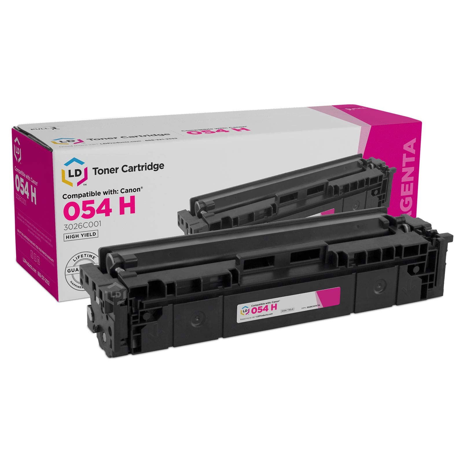 LD Compatible Canon 054H High Capacity Magenta Toner for imageCLASS MF642Cdw