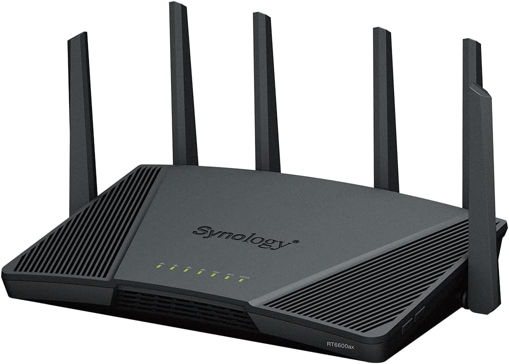 Synology RT6600ax Wi-Fi 6 IEEE 802.11ax Ethernet Wireless Router