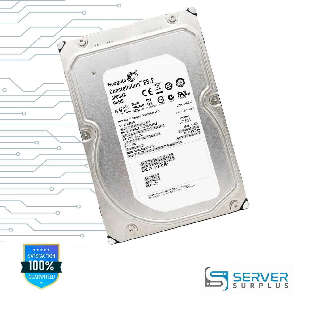 EMC Constellation ES.2 3TB SAS 6Gb/s 3.5 in Enterprise HDD | 118032759
