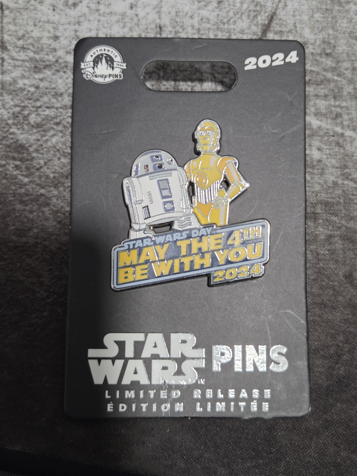 Disney Parks Star Wars Day May the 4th Be With You 2024 Limited Release 3-D Pin