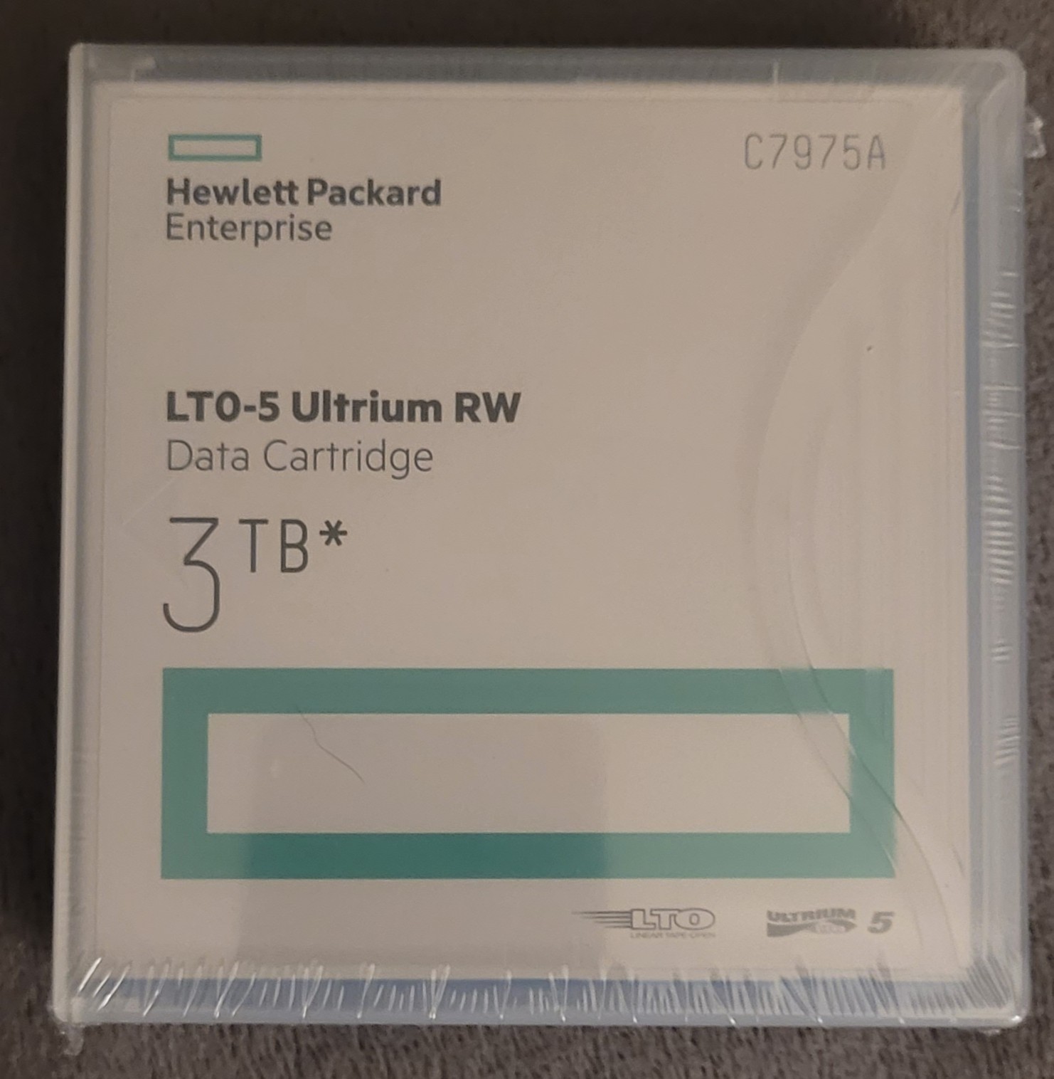 HP Enterprise LTO-5 Ultrium RW Rewritable Data Cartridge 3TB - 