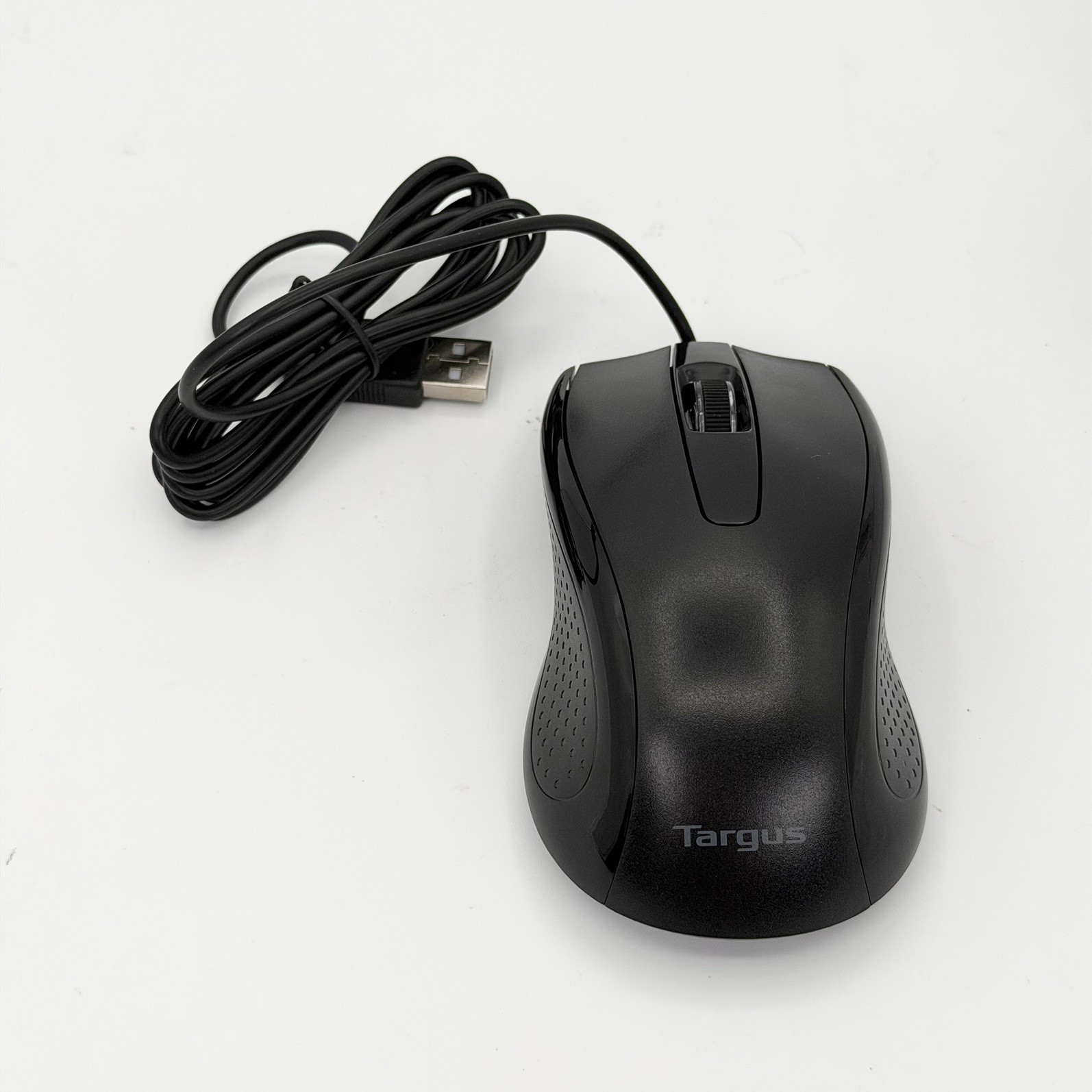 Targus AMU660B Wired USB Optical Mouse 1000 DPI Black 3 Button Scroll Wheel NEW
