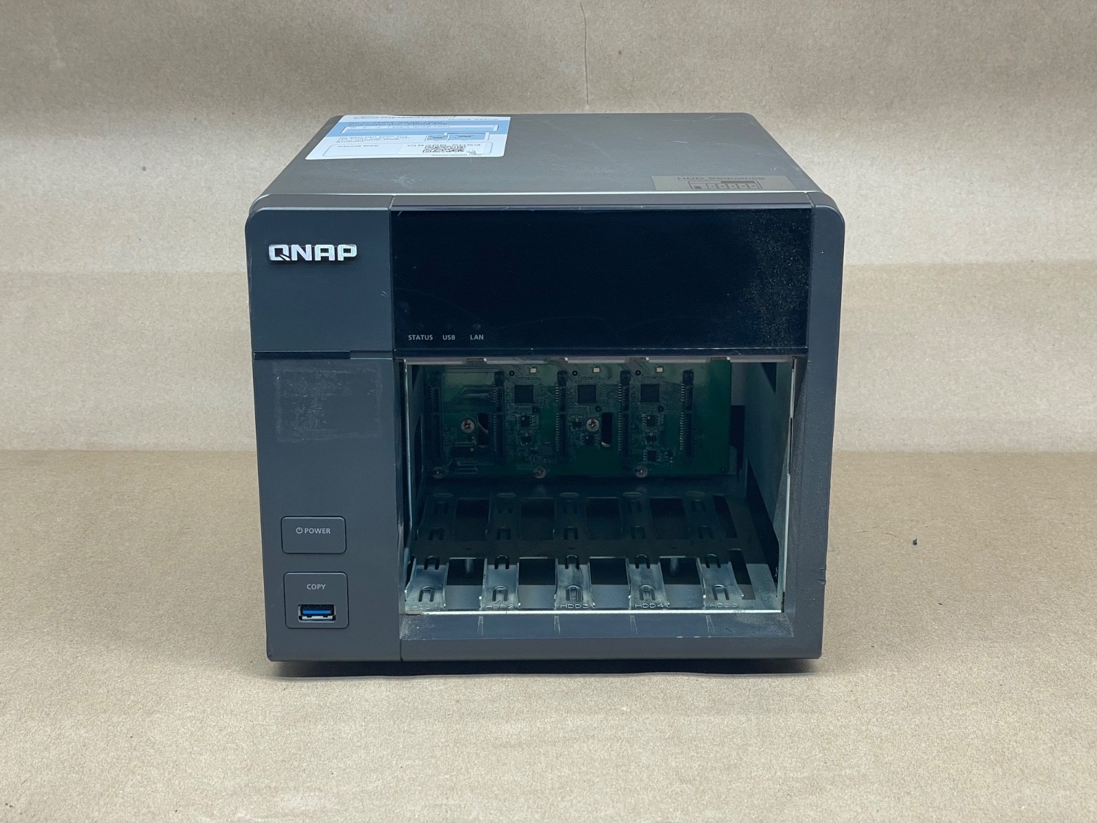QNAP TS-563 5 Bay Network Storage NAS - NO HDDs - POWERS ON - UNTESTED