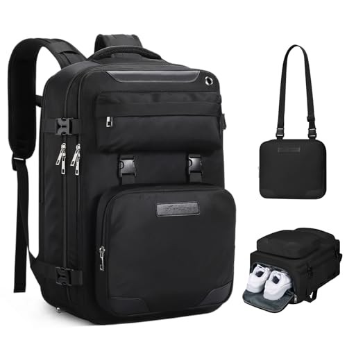 MAELSTROM TRAVEL BACKPACK 35L LAPTOP BACKPACK 17-INCH CARRY ON BX-02 - BLACK
