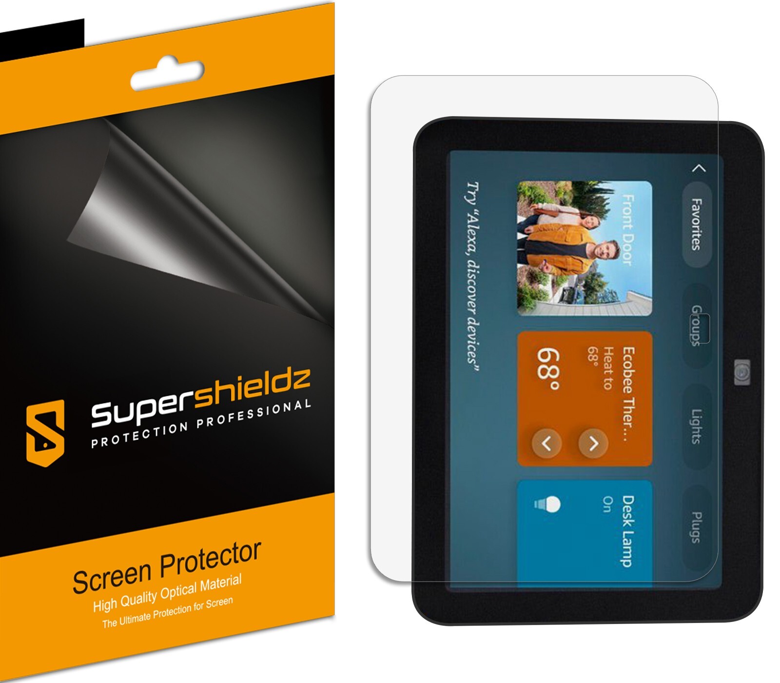 [3-Pack] Supershieldz Anti Glare Matte Screen Protector for Echo Show 8 (2023)