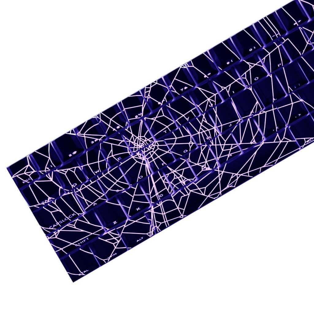 Spiders Web Keycaps 64/74 Keys Set Side Print Backlit PBT Keycaps