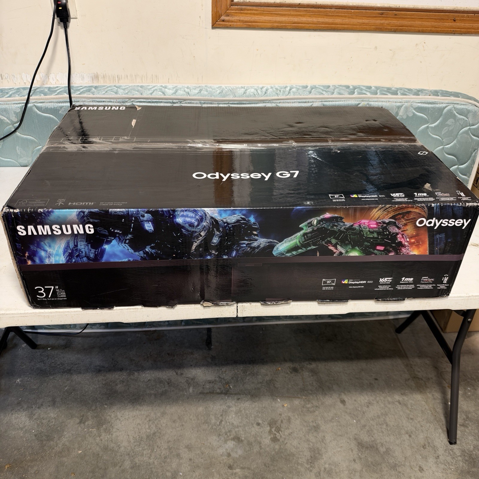 Samsung 37 Inch Odyssey G7 G75F 4K | 165Hz | Curved | Gaming Monitor - PARTS