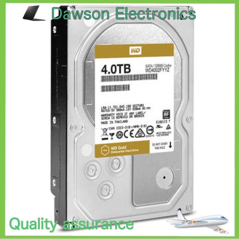 WD Gold Enterprise WD4002FYYZ 4TB 7200 RPM 128MB 6Gb/s 3.5" Internal Hard Disk