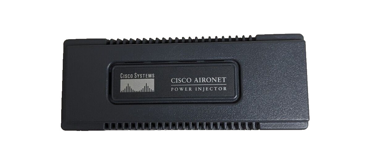 Cisco Systems Aironet 48V Power Injector AIR-PWRINJ3 no power cord