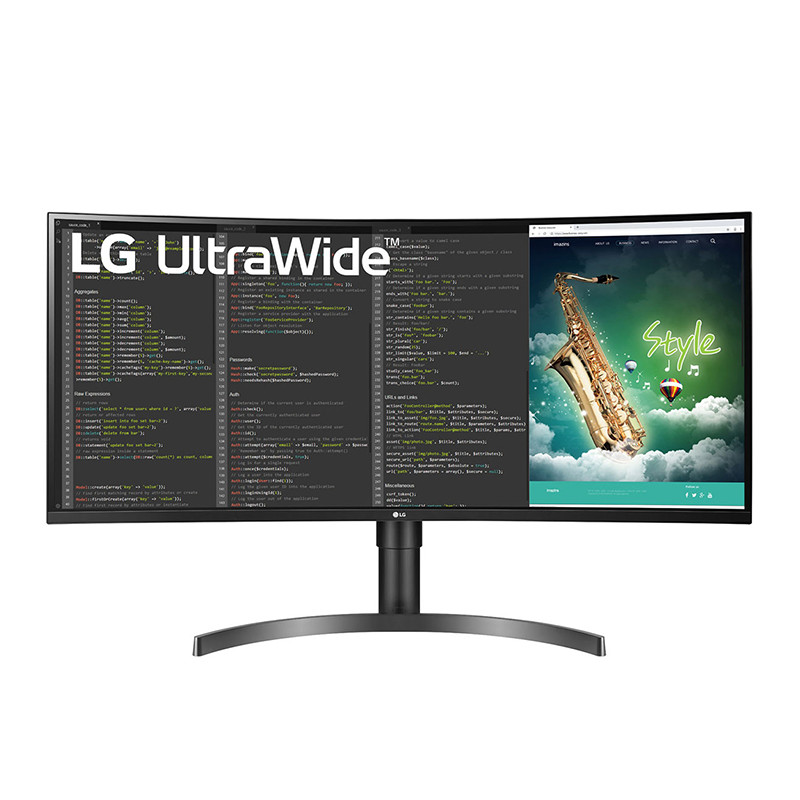 LG Class UltraWide 35" 2K QHD 3440x1440 100Hz 5ms Curved Monitor Black 35WN65C-B