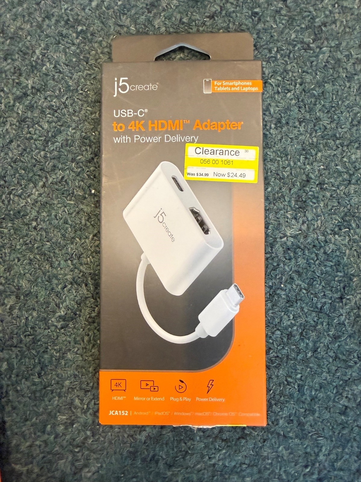 j5 create USB-C to 4k HDMI adapter