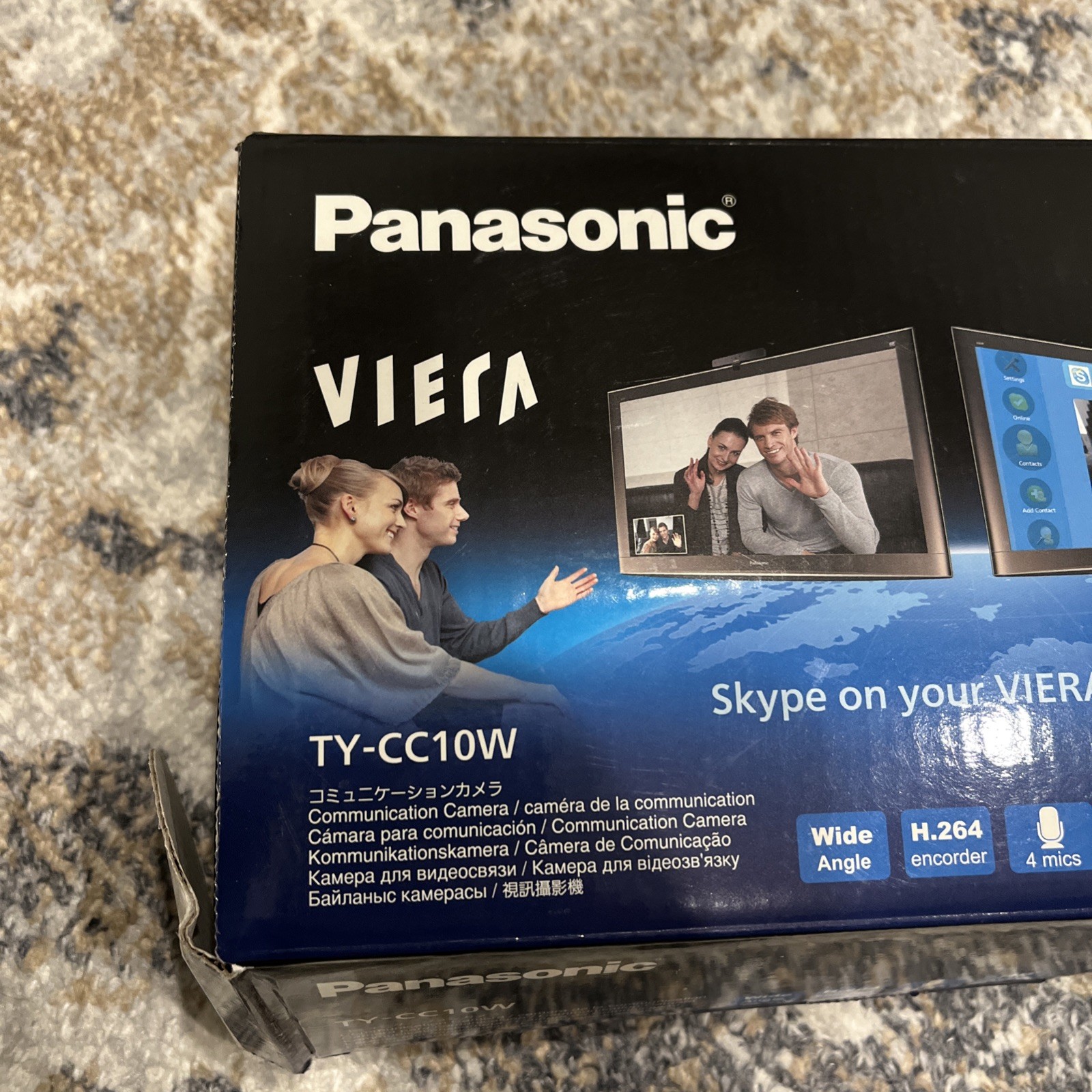 Panasonic TY-CC10W Viera HDTV TV Web Camera Skype Certified HD 720P Wide Angle