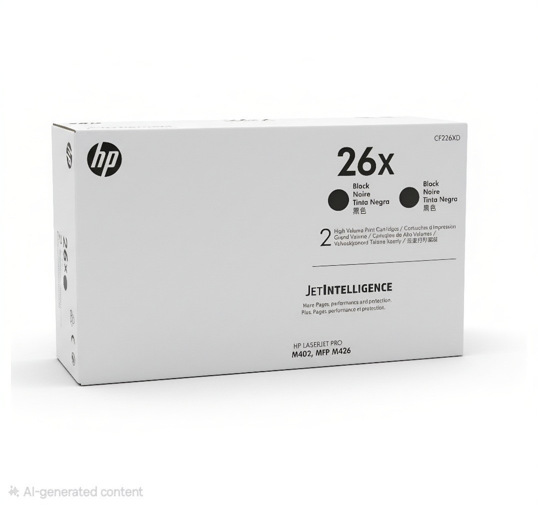 HP 26X Black High Yield LaserJet Toner CF226XD/CF226X M402 M426 Retail$540