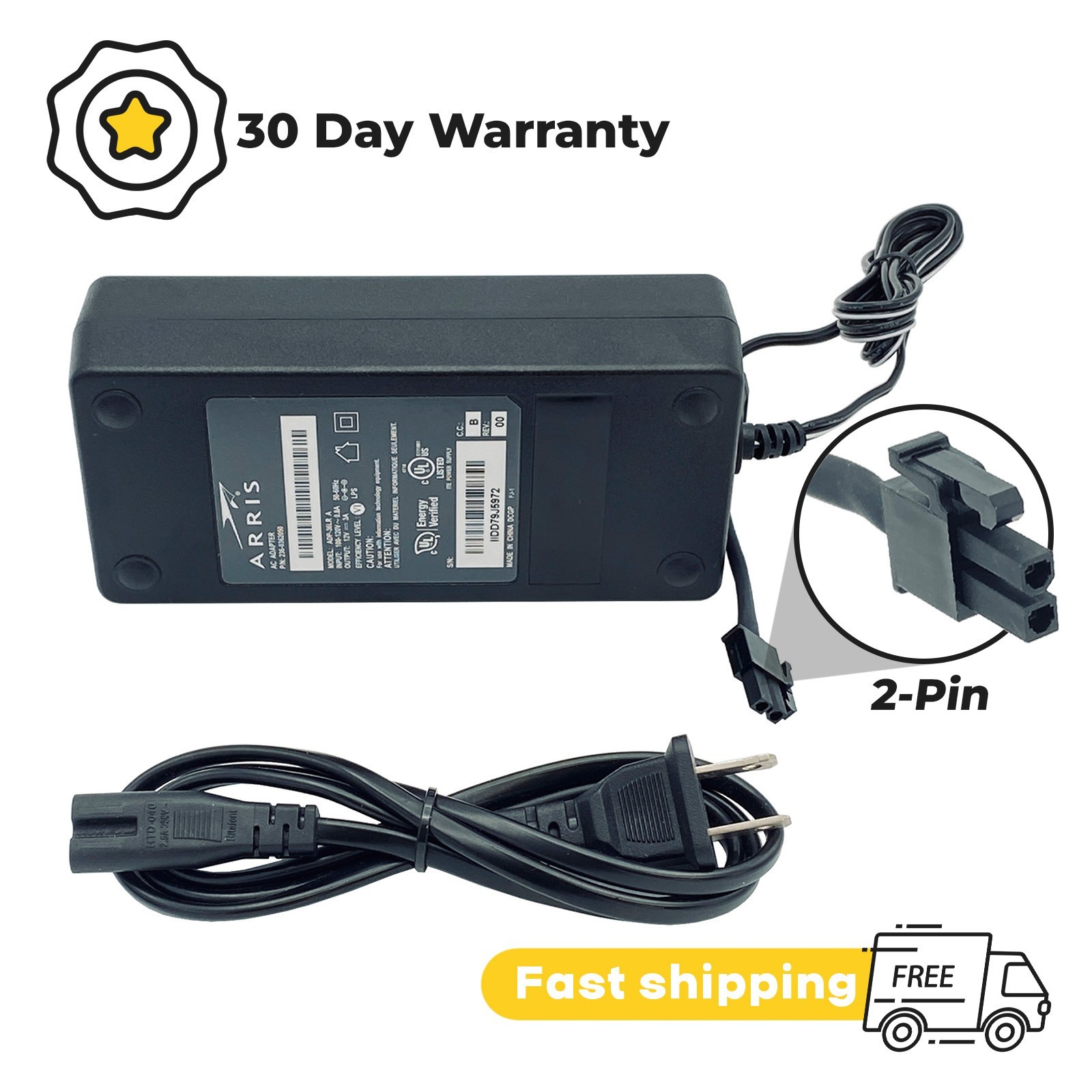 Genuine Power Supply AC Adapter For Dell Sonicwall TZ500 TZ500W APL29-0B7