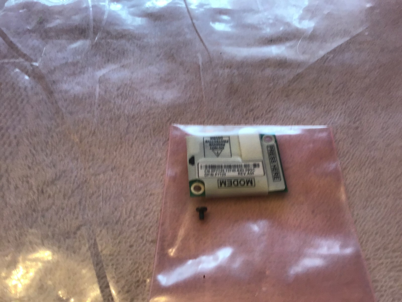 Dell P7125 Rev A00 Laptop Modem Module Conexant RD02-D110 Foxconn