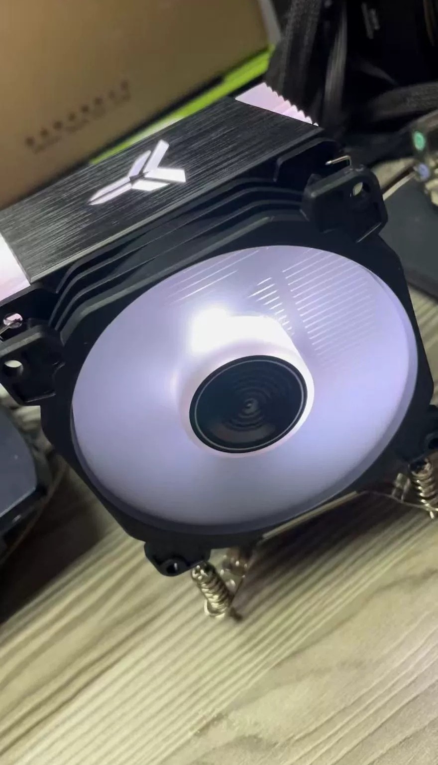 JONSBO CR1400 4 Heatpipe CPU Air Cooler,9cm Colorful RGB Fan 115x/1200/1700/1366