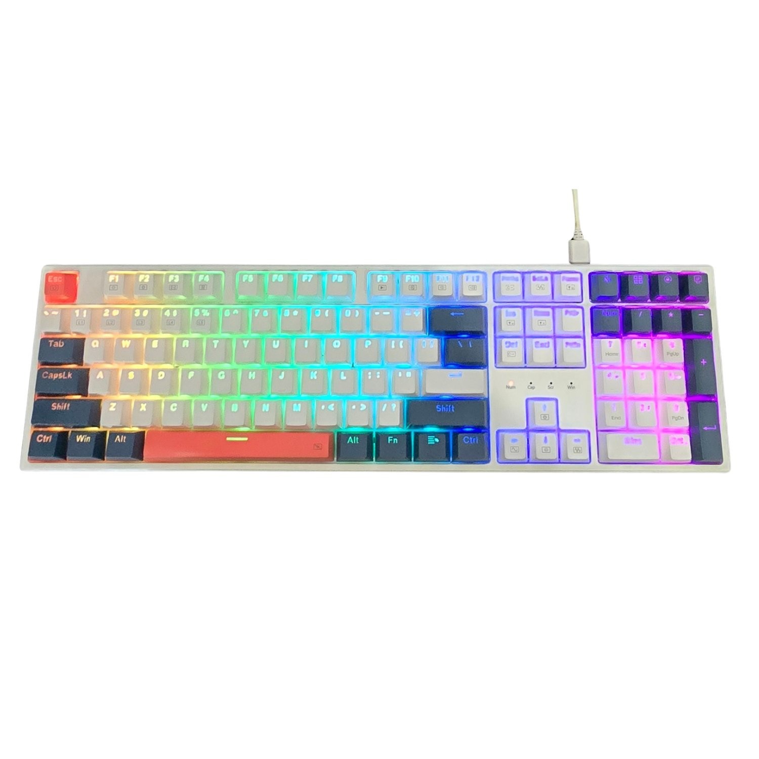 Redragon K668 RGB Gaming Keyboard 108-Key Hot-Swappable Mechanical Wired