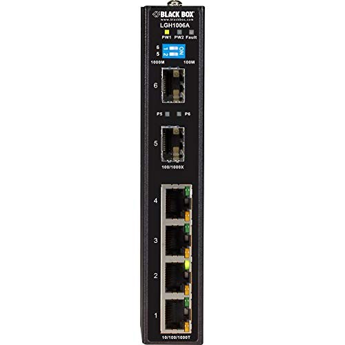 Black Box Industrial Ethernet Switch - Extreme Temperature (lgh1006a)