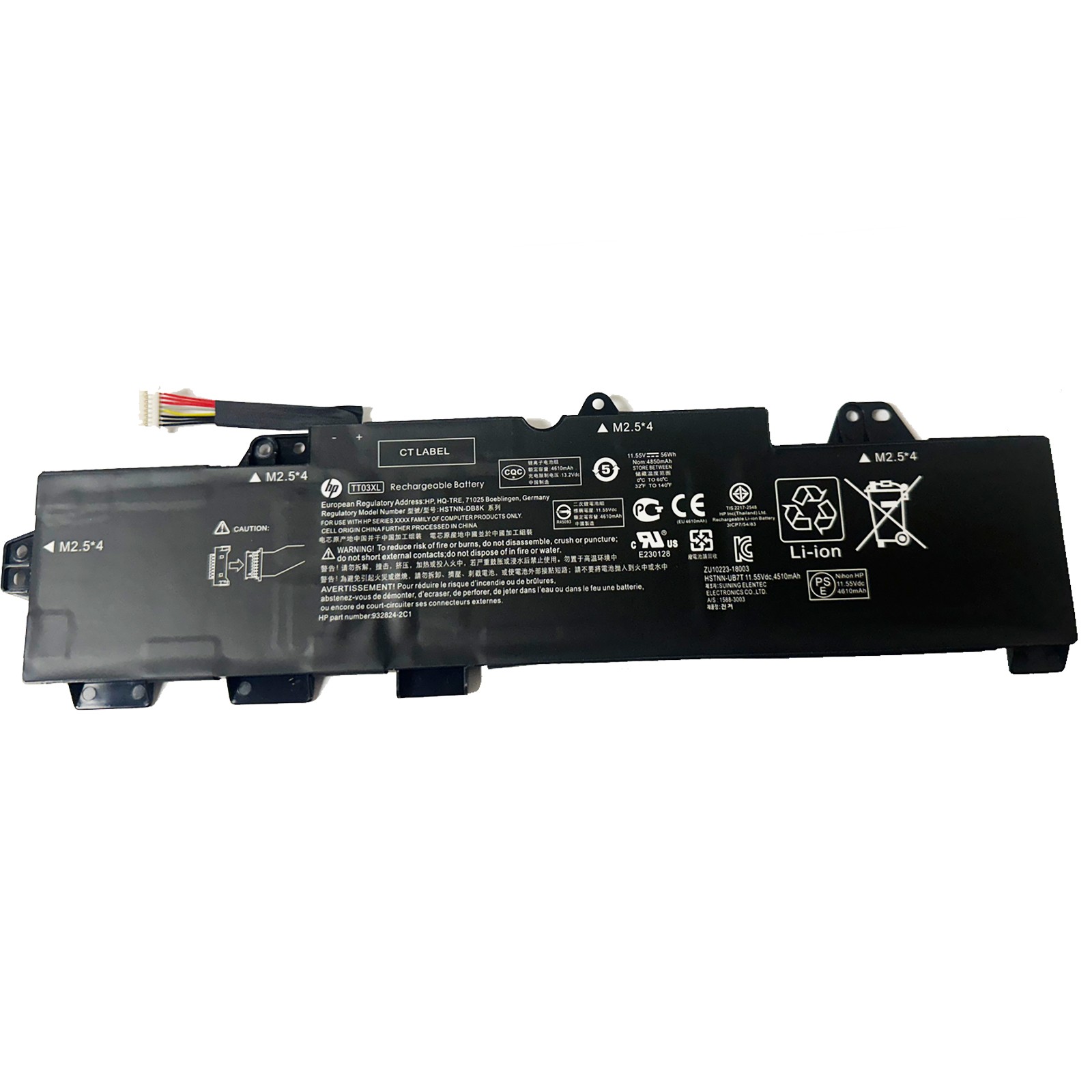 Genuine TT03XL Battery For HP Elitebook755 850 G5 ZBook 15U G5 G6 933322-855 New