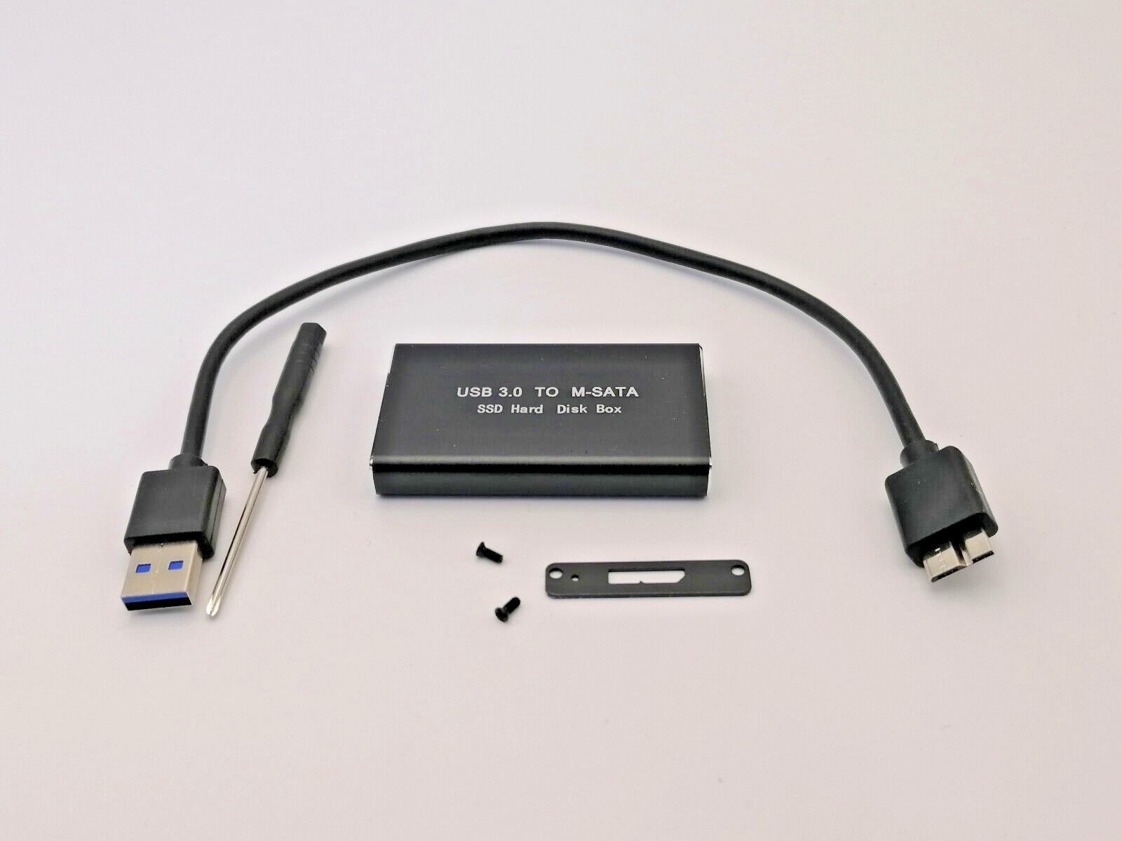 External mSATA SSD to USB 3.0 SuperSpeed Converter Adapter Enclosure Case