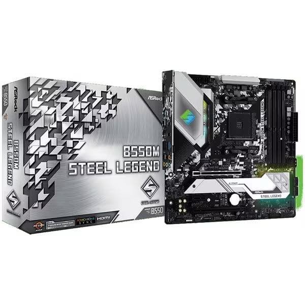 ASRock B550M Steel Legend AM4 Micro ATX Motherboard Unopened