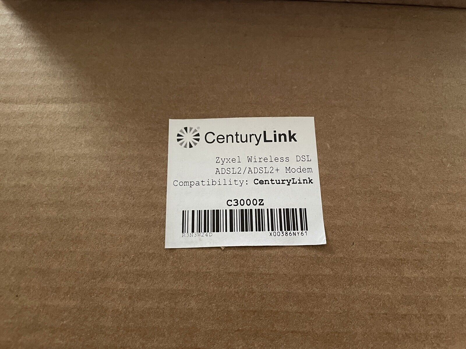 CenturyLink Zyxel C3000Z Wireless WiFi Modem Router - New Open Box