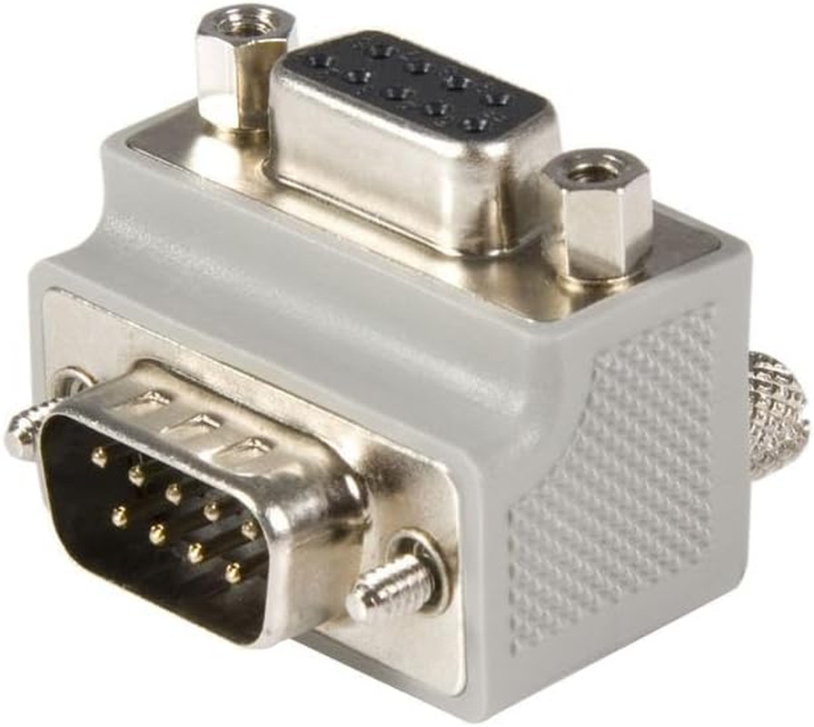 Right Angle DB9 to DB9 Adapter Male to Female Type 2 GC99MFRA2