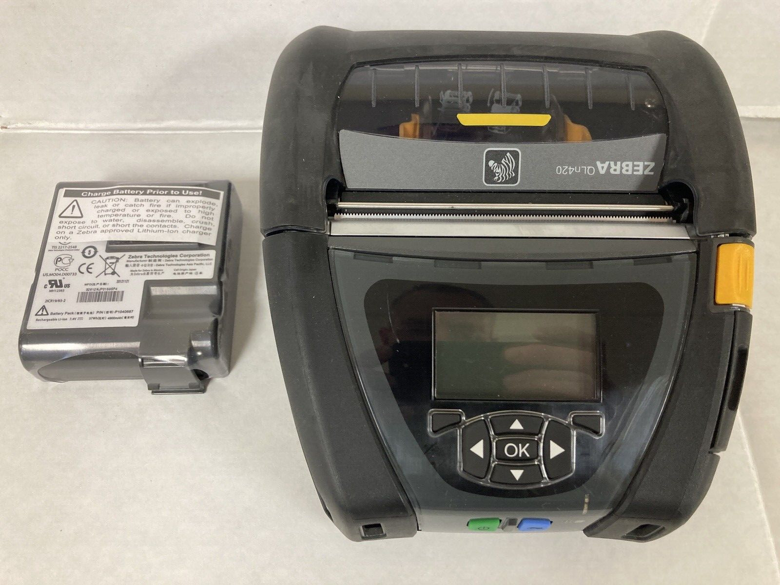 LOT OF 12 - QN4-AUCA0E00-00 ZEBRA QLN420 MOBILE PRINTER DT BLEUTOOTH/USB/WIFI