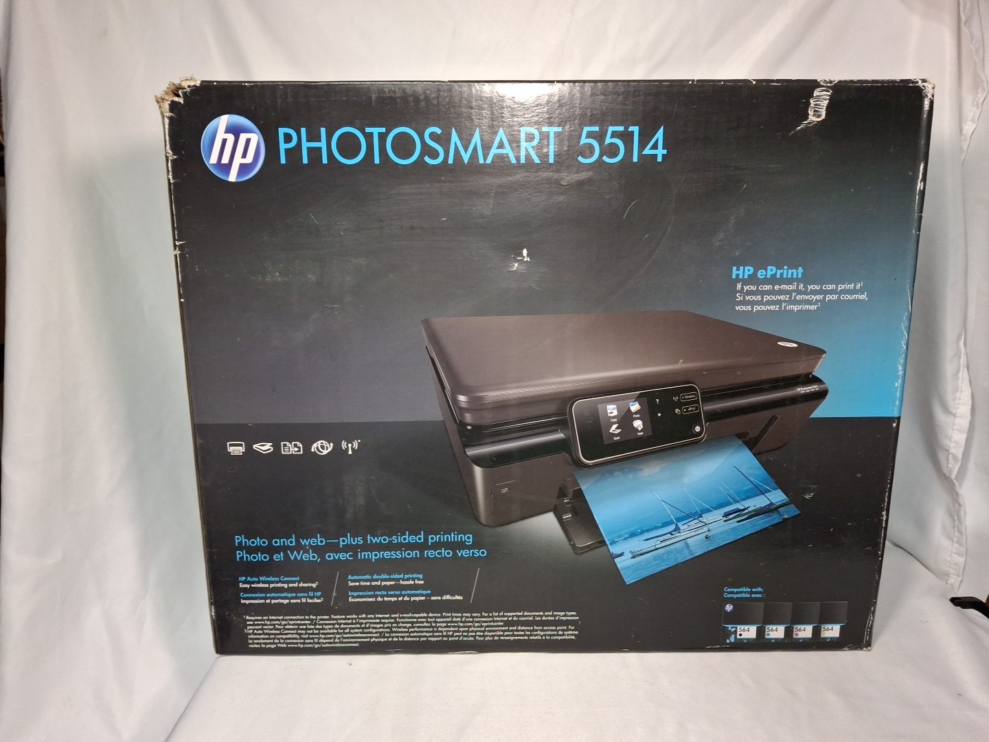 HP Photosmart 5514 All-In-One Inkjet Printer New,