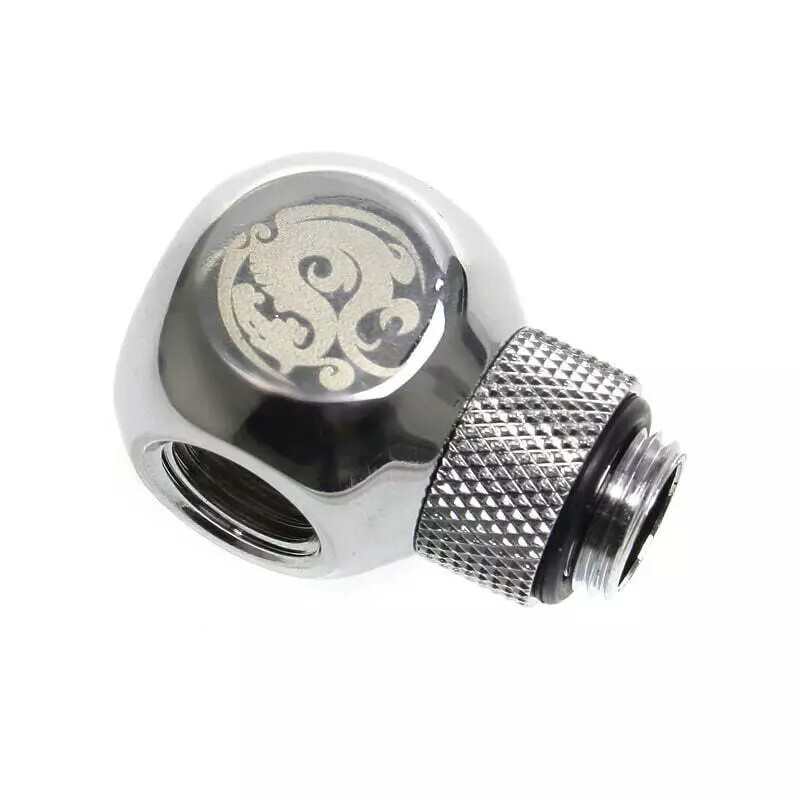 Bitspower International Bitspower BP-TR-C Ottone Argento G1/4" Silver Shining