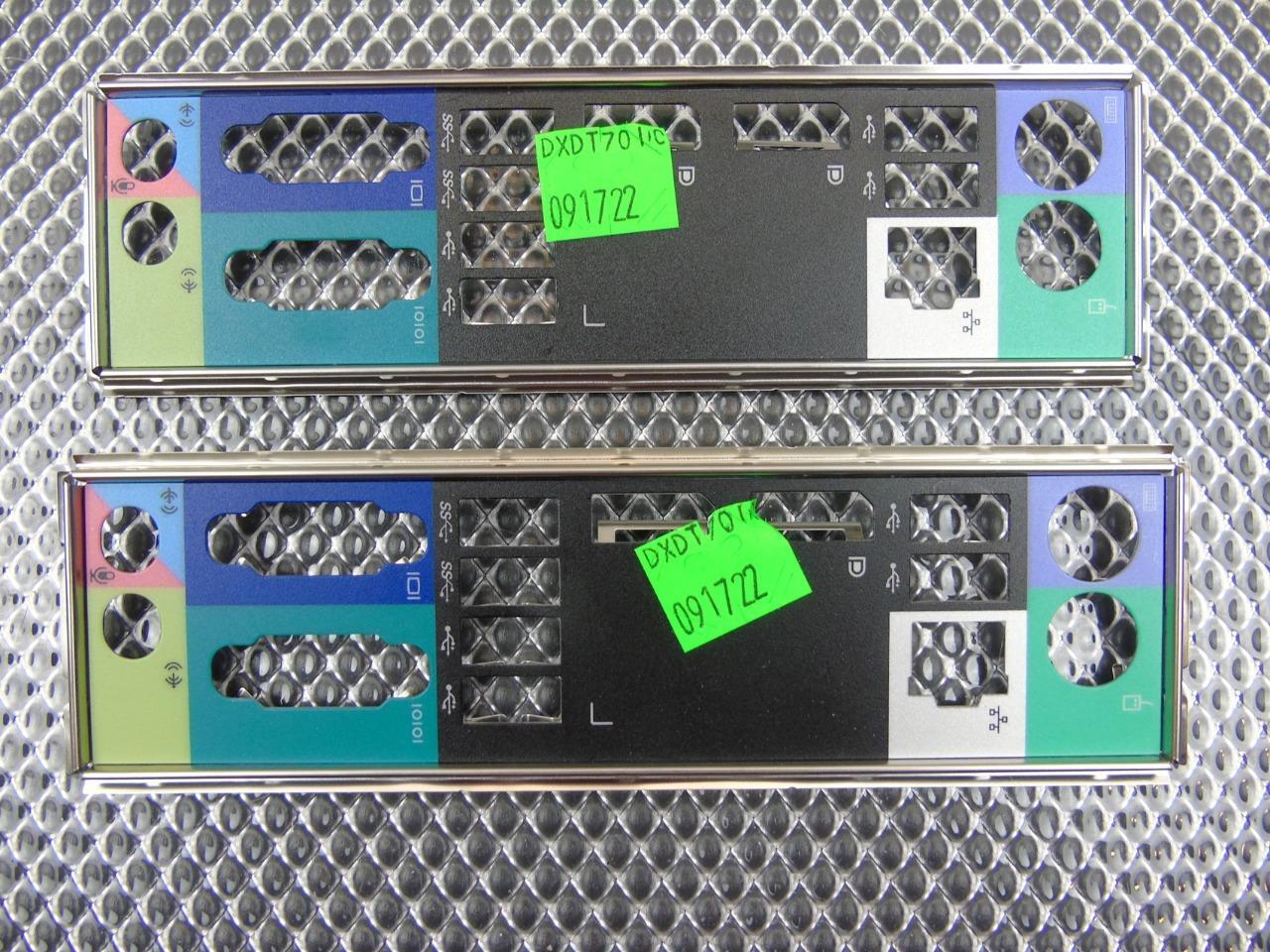 Lot of 2 - Dell OptiPlex 7010 Desktop I/O Shield Plate for Motherboards