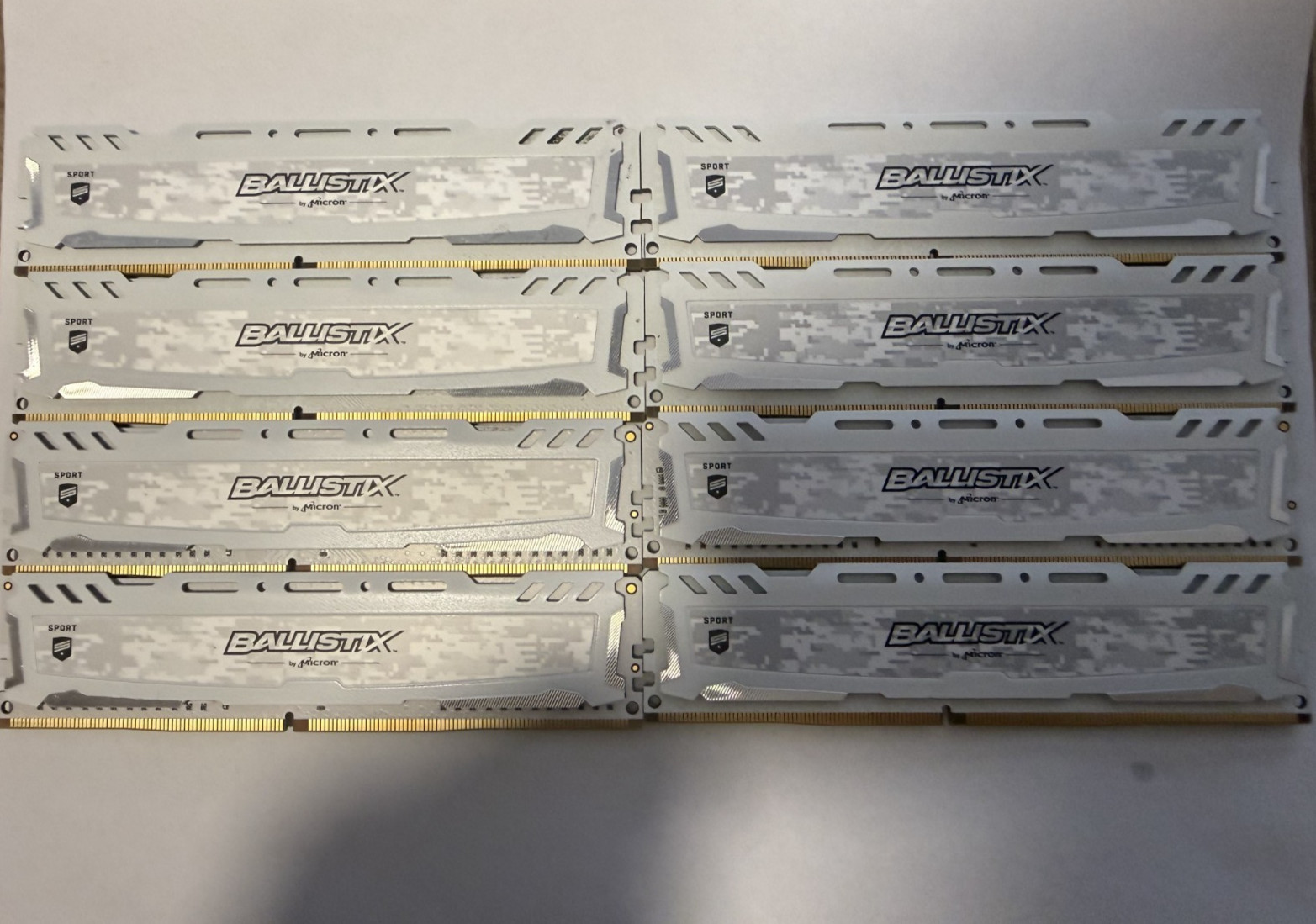 Lot of 6 Crucial Ballistix Sport LT (6x4GB) DDR4-2666 Desktop RAM Tested