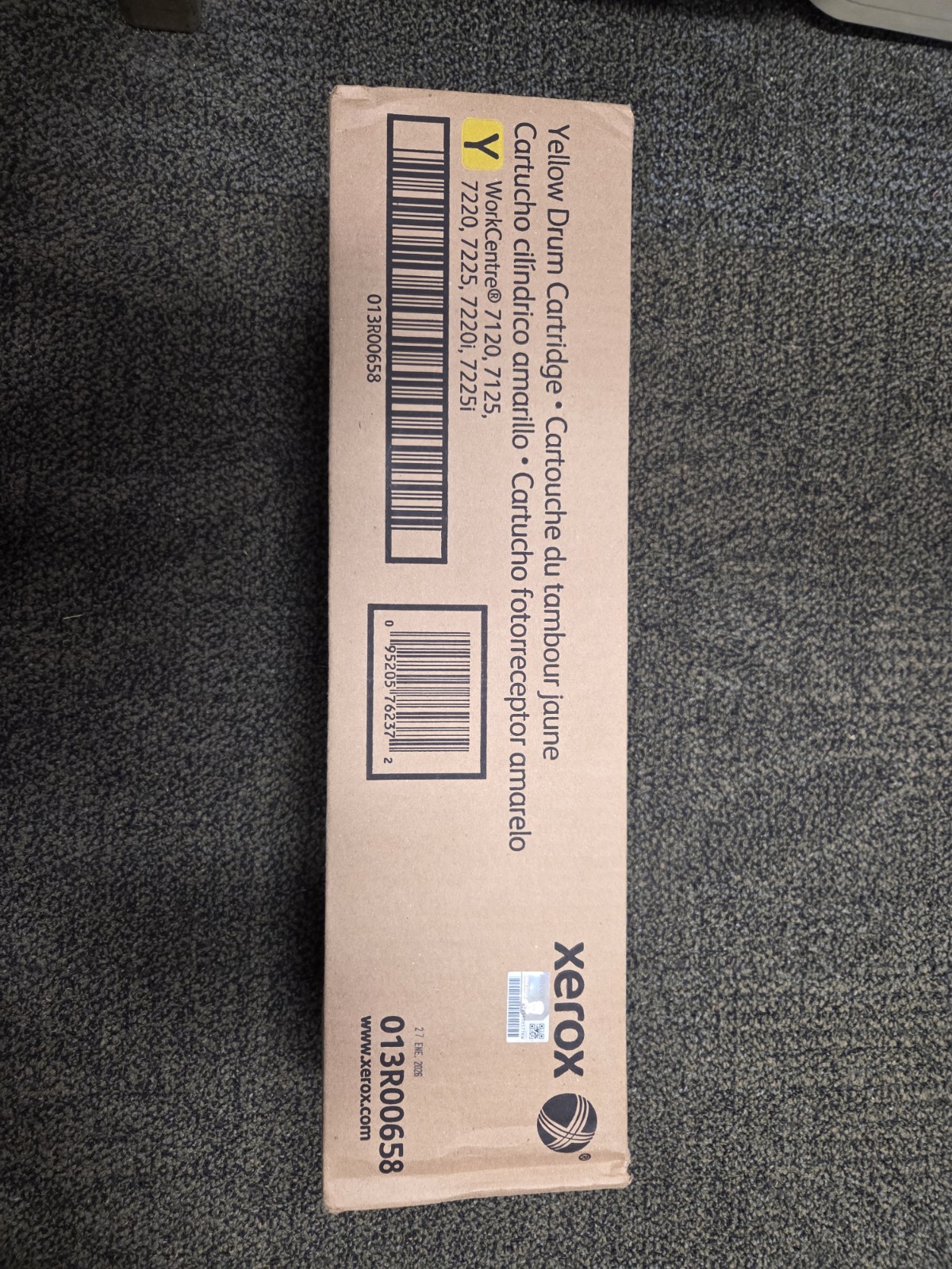 Genuine Xerox013R00658Yellow Drum Cartridge 