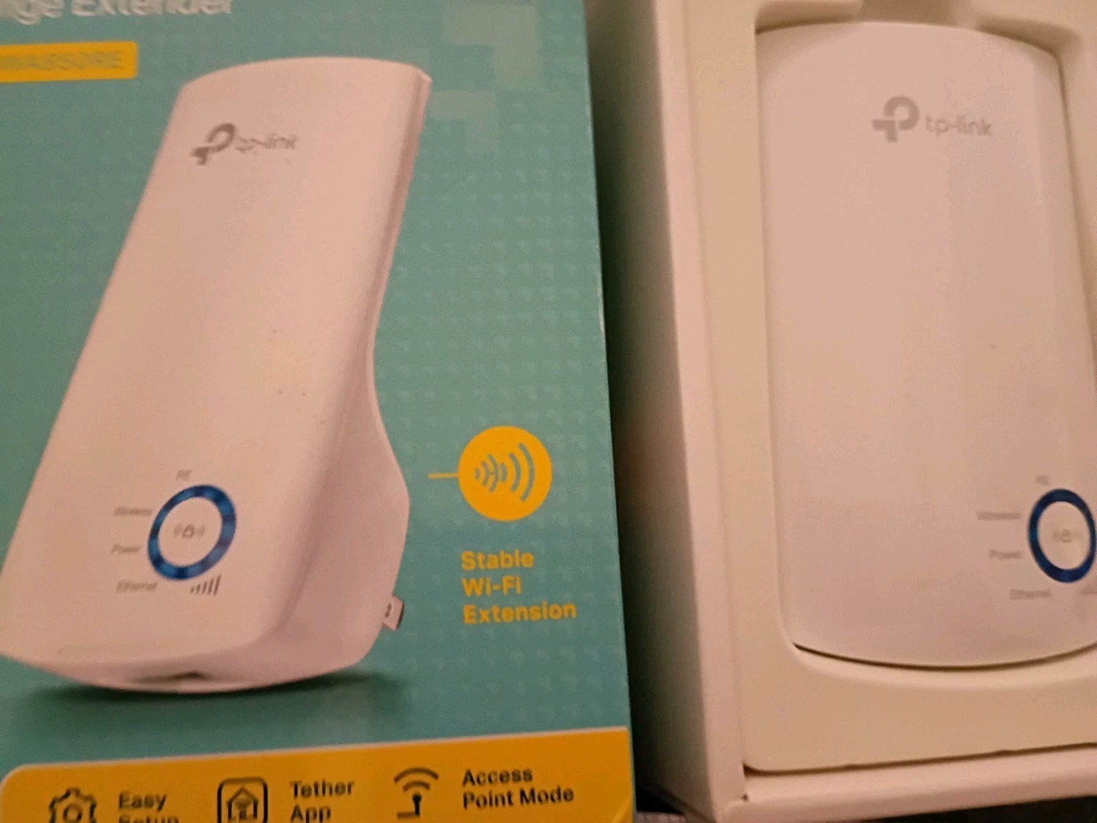 TP-LINK 300Mbps Universal Wi-Fi Range Extender - White (TL-WA850RE) NEW 