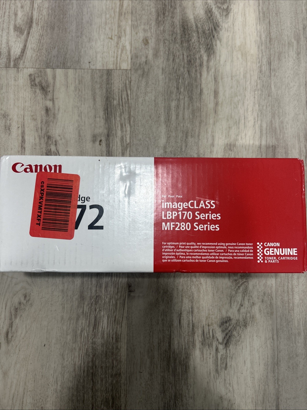 Canon 072H Black Toner Cartridge High Capacity - NEW  - LBP170 MF280