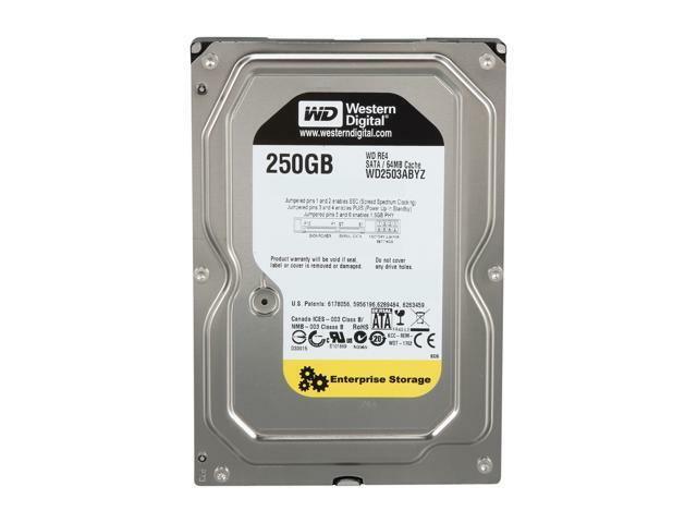 Western Digital HDD WD2503ABYZ 250GB 6Gb/s RE 7200RPM Enterprise SATA 64MB Cache