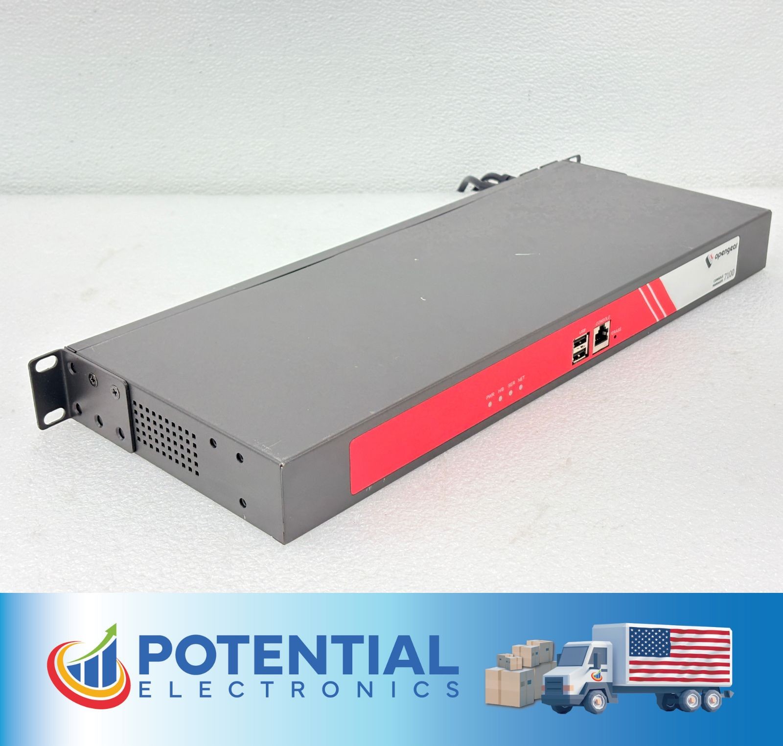 USED | Opengear CM7100 CM7148-2-DAC High Density Console Server - w Power Cord