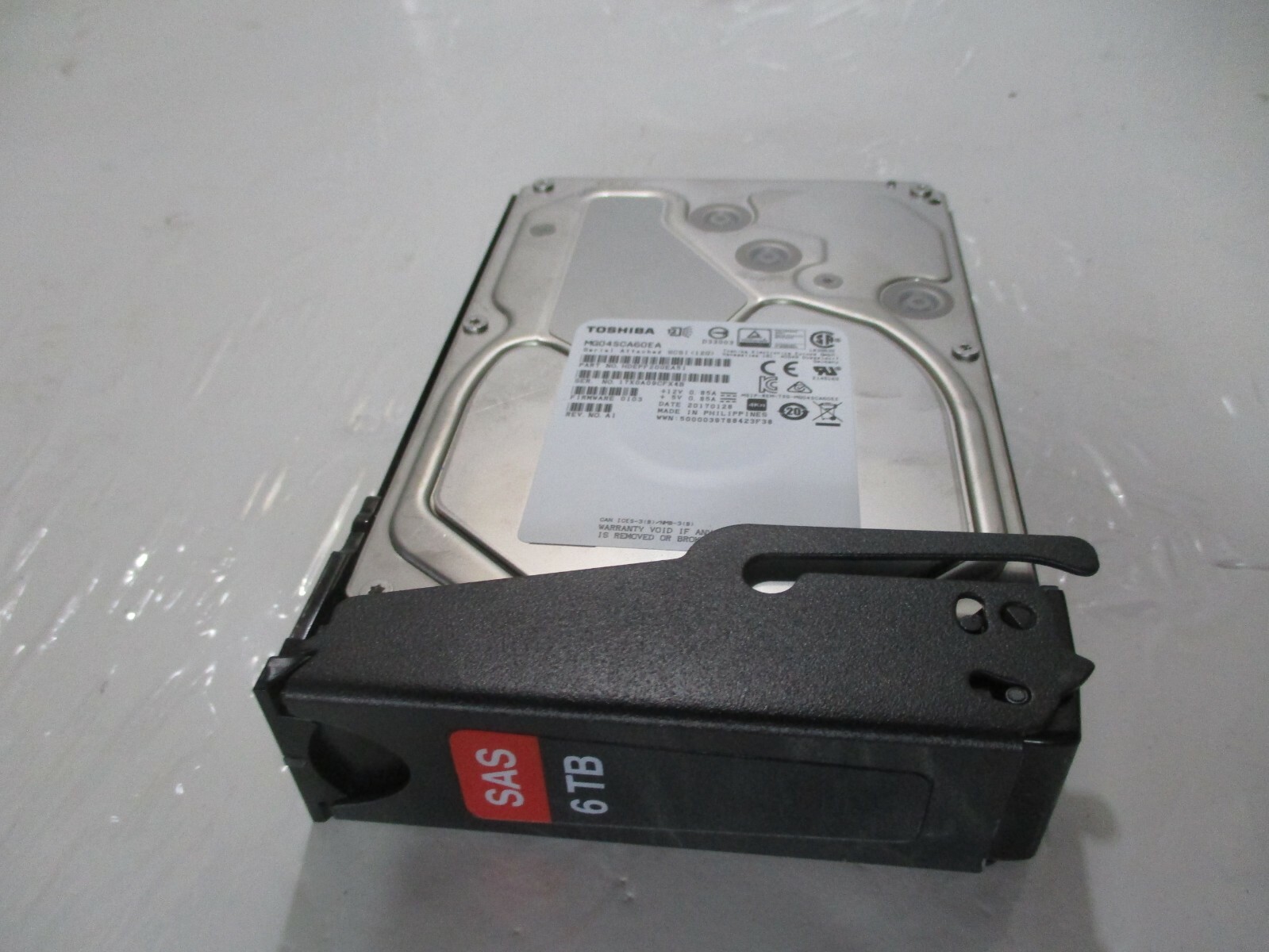 Toshiba MG04SCA60EA 3.5" 6TB SAS3 12Gb/s 7.2K  HDEPF20GEA51 F/W 0103 HDD