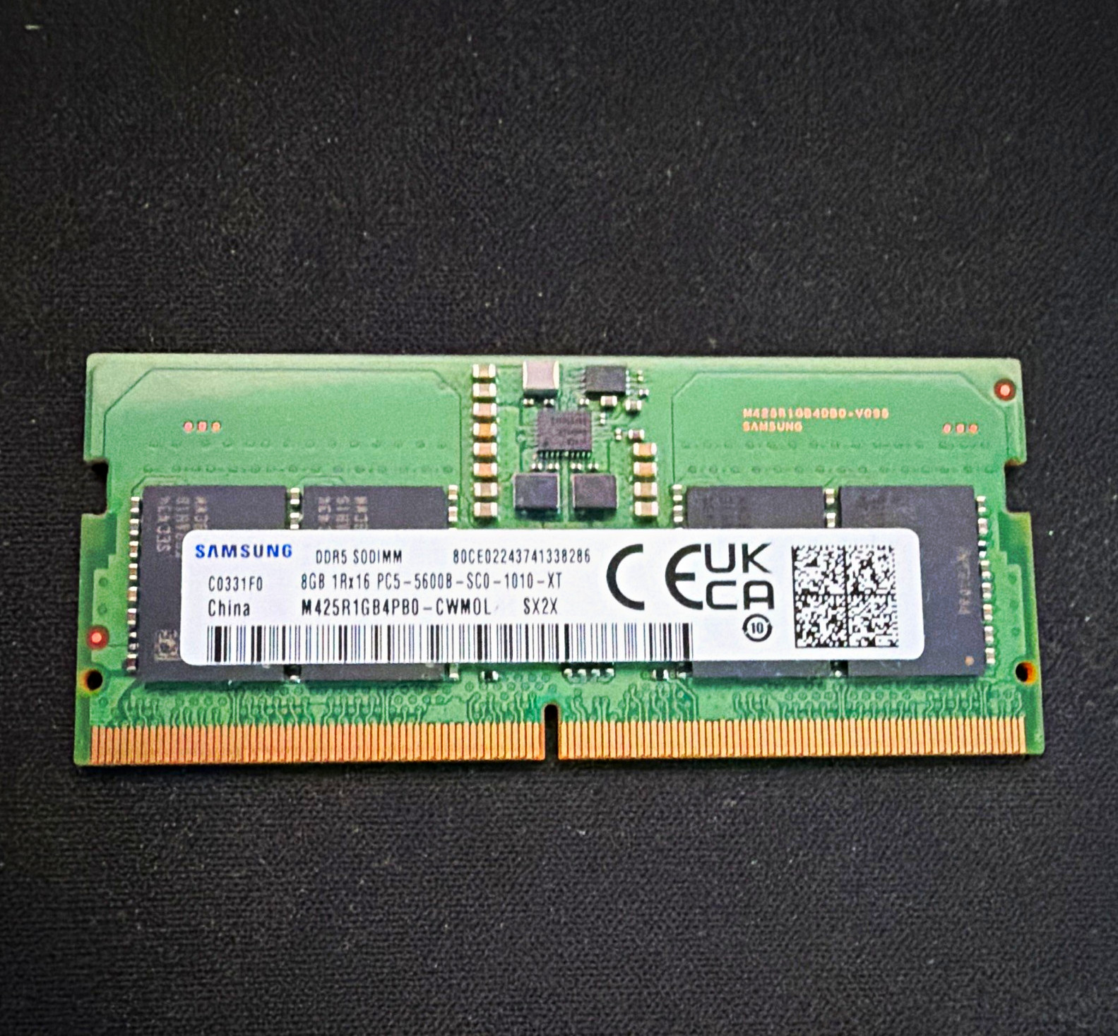 Samsung 8GB DDR5 SO-DIMM Laptop RAM PC5-5600 M425R1GB4PB0-CWM0L