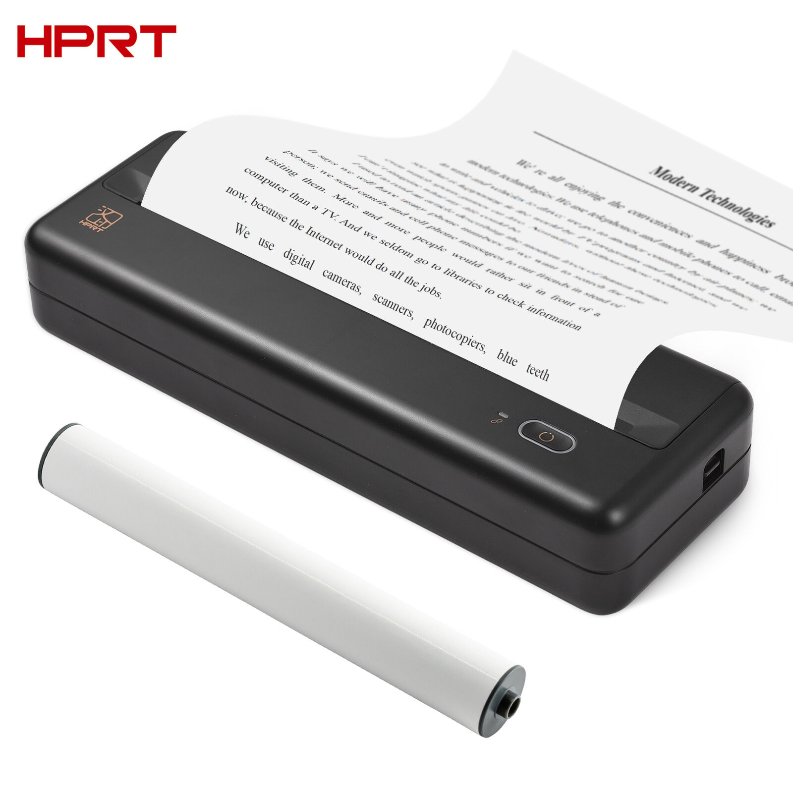 HPRT MT810 Portable Printer A4 Wireless Bluetooth Thermal Printer fr Travel B7G9